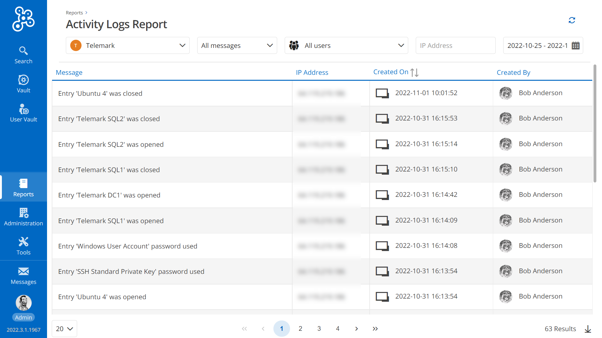 Run Powerful Reports and Logs