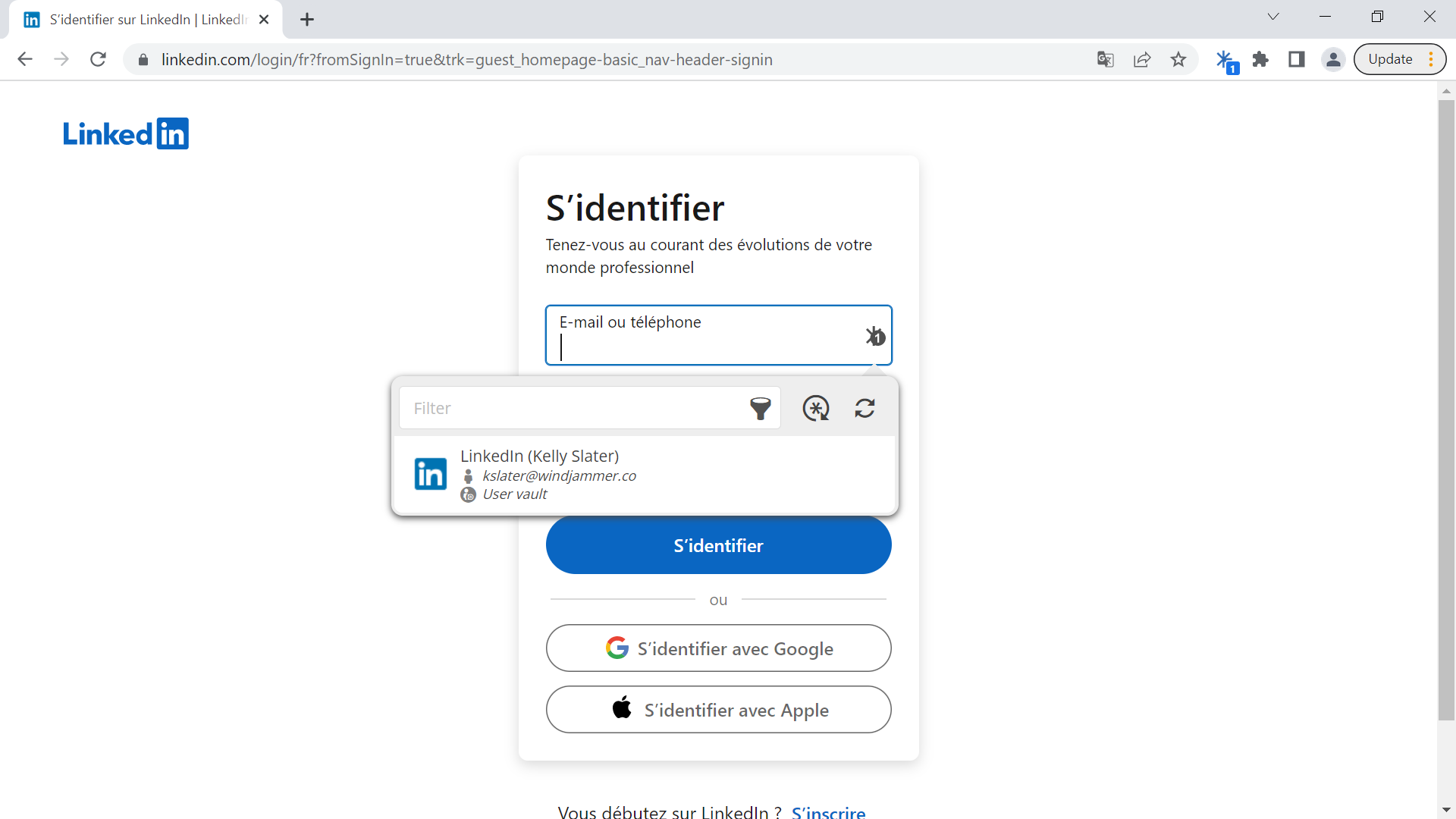 Injectez en toute sécurité des mots de passe à partir de vos coffres avec le plugin Web Login